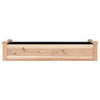 Garden Raised Bed with Liner 47.2"x17.7"x9.8" Solid Wood Fir