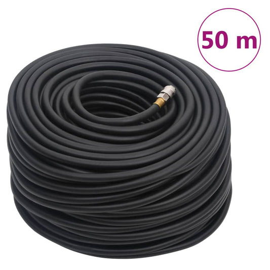 Hybrid Air Hose Black 0.6" 50 m Rubber and PVC