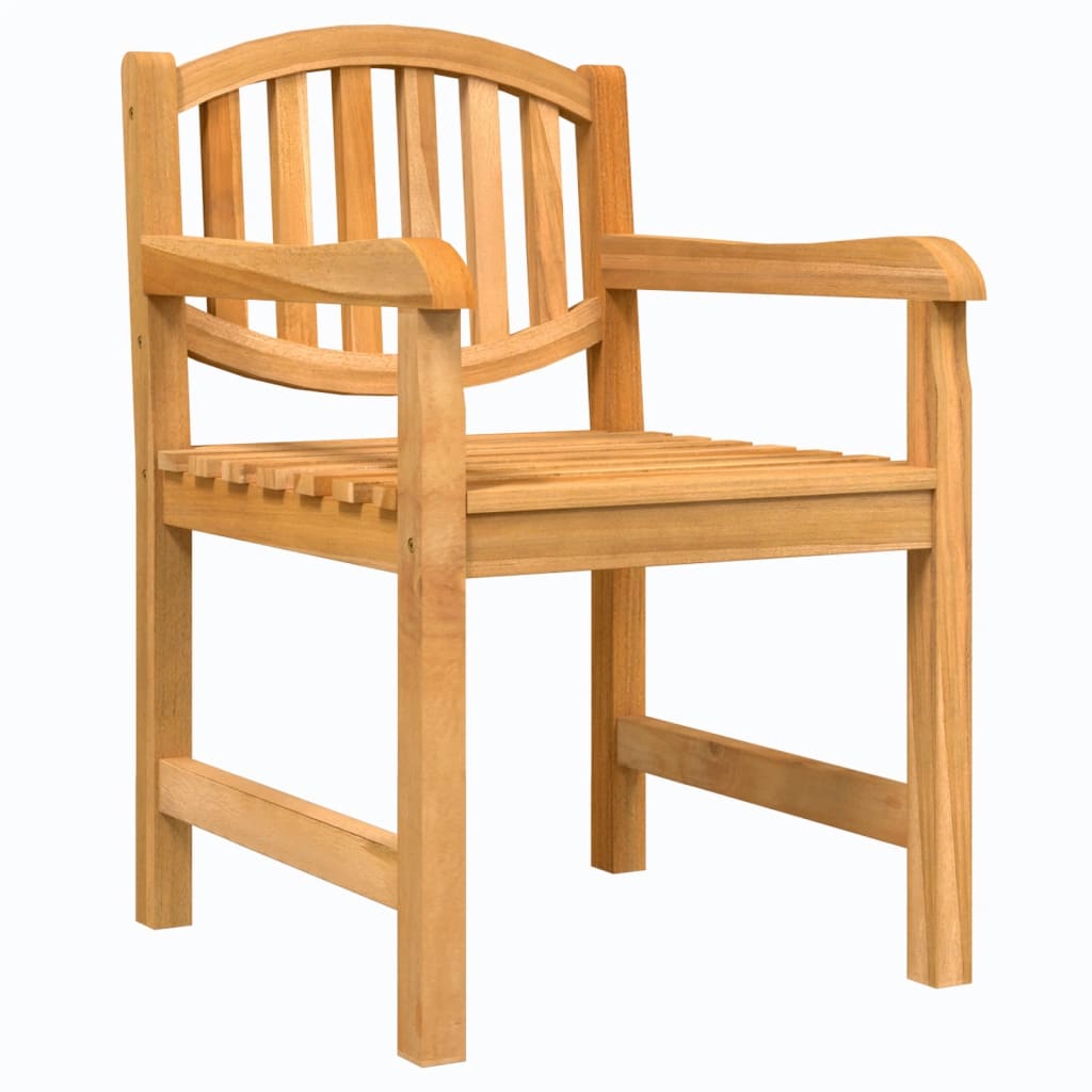 Garden Chair | Set of 2 | Natural Teak | Solid Teak Wood | Standard