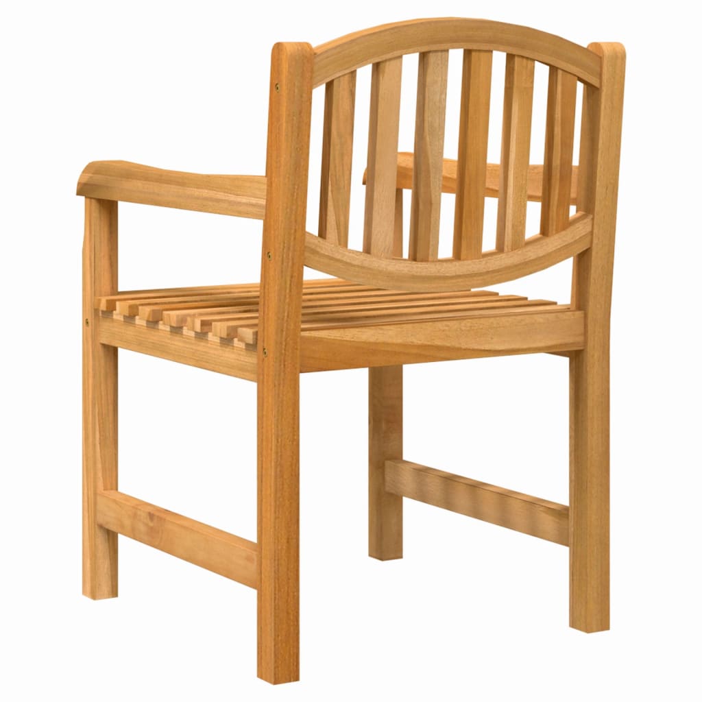 Garden Chair | Set of 2 | Natural Teak | Solid Teak Wood | Standard