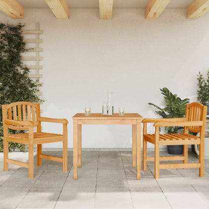 Garden Chair | Set of 2 | Natural Teak | Solid Teak Wood | Standard