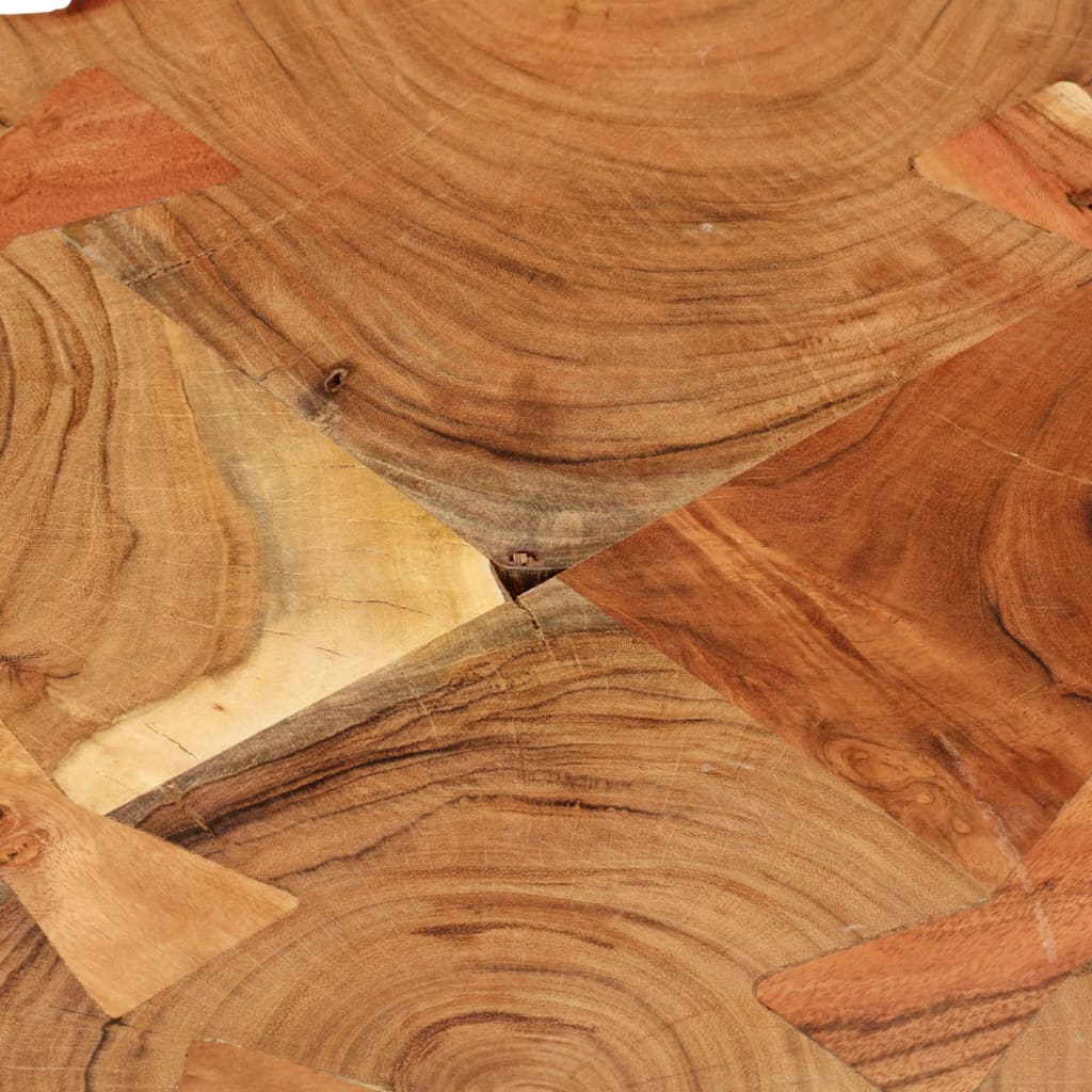 Coffee Table 14.2" 4 Trunks Solid Wood Acacia