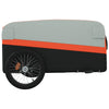 Bike Trailer Black and Orange 99.2 lb Iron