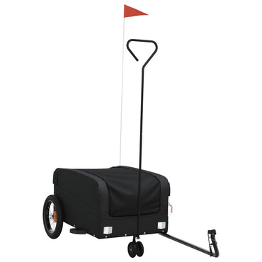 Bike Trailer Black 30 kg Iron