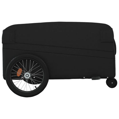 Bike Trailer Black 45 kg Iron