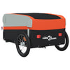 Bike Trailer Black and Orange 99.2 lb Iron
