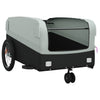 Bike Trailer Black and Gray 99.2 lb Iron