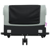Bike Trailer Black and Gray 99.2 lb Iron