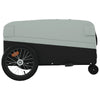 Bike Trailer Black and Gray 99.2 lb Iron