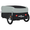 Bike Trailer Black and Gray 99.2 lb Iron