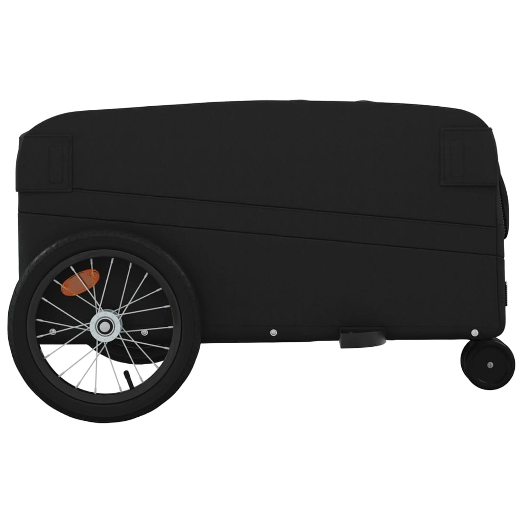 Bike Trailer Black 45 kg Iron