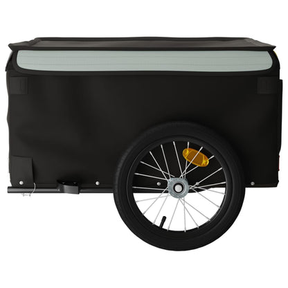 Bike Trailer Black and Grey 45 kg Iron