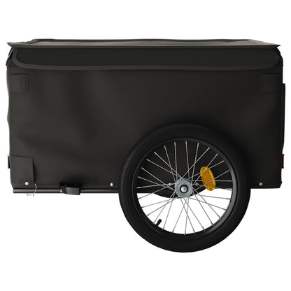 Bike Trailer Black 45 kg Iron