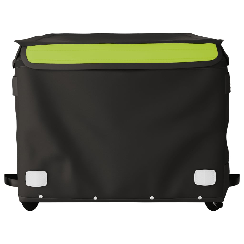 Bike Trailer Black and Green 45 kg Iron