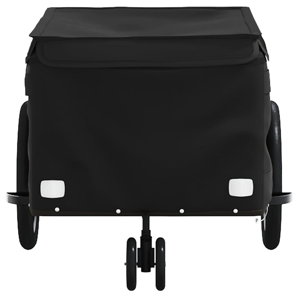 Bike Trailer Black 30 kg Iron