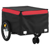 Bike Trailer Black and Red 99.2 lb Iron
