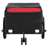 Bike Trailer Black and Red 99.2 lb Iron