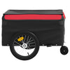 Bike Trailer Black and Red 99.2 lb Iron