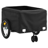 Bike Trailer Black and Red 99.2 lb Iron