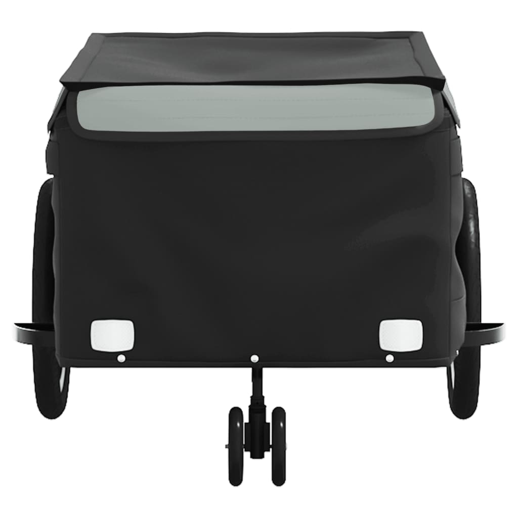 Bike Trailer Black and Grey 45 kg Iron