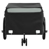 Bike Trailer Black and Gray 99.2 lb Iron