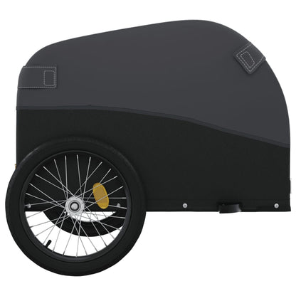 Bike Trailer Black 30 kg Iron