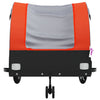 Bike Trailer Black and Orange 99.2 lb Iron