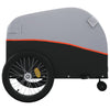 Bike Trailer Black and Orange 99.2 lb Iron