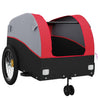 Bike Trailer Black and Red 99.2 lb Iron