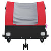 Bike Trailer Black and Red 99.2 lb Iron