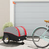 Bike Trailer Black and Red 99.2 lb Iron