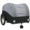 Bike Trailer Black and Gray 99.2 lb Iron