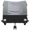 Bike Trailer Black and Gray 99.2 lb Iron