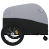 Bike Trailer Black and Gray 99.2 lb Iron