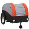 Bike Trailer Black and Orange 99.2 lb Iron