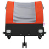 Bike Trailer Black and Orange 99.2 lb Iron