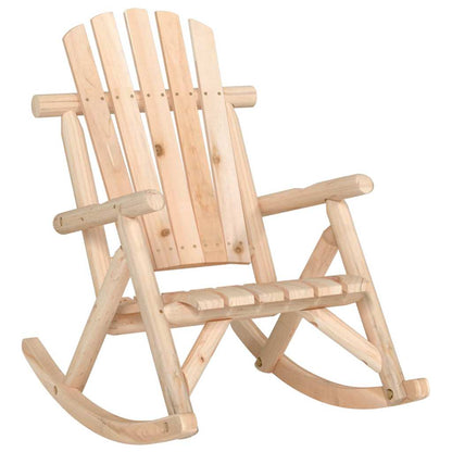 4 Piece Garden Lounge Set Solid Wood Spruce