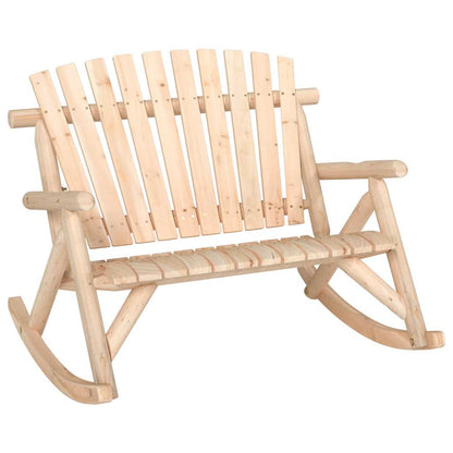 4 Piece Garden Lounge Set Solid Wood Spruce
