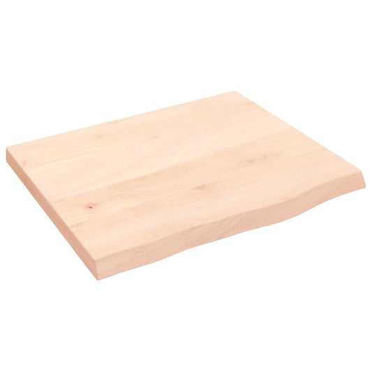 Bathroom Countertop 60x50x(2-4) cm Untreated Solid Wood