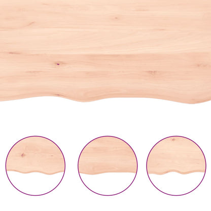 Bathroom Countertop 80x30x2 cm Untreated Solid Wood