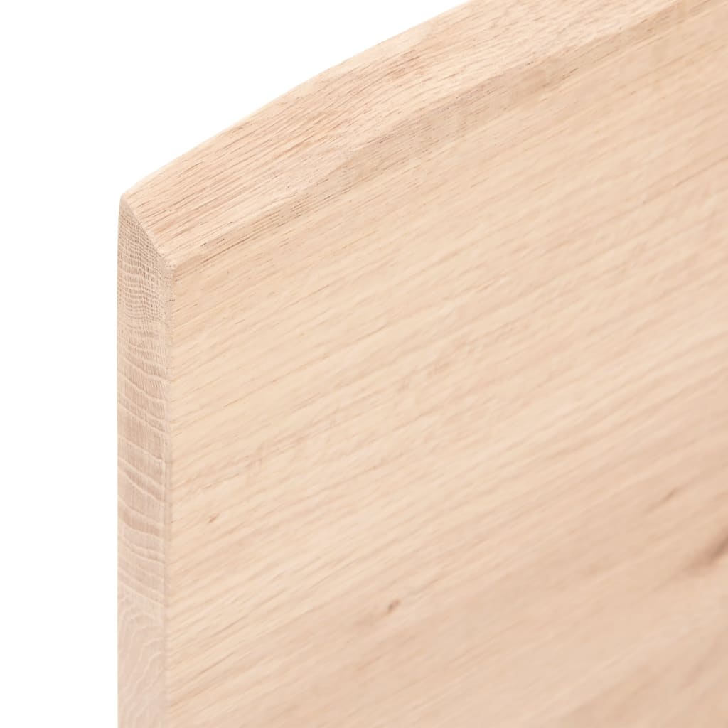Bathroom Countertop 80x40x2 cm Untreated Solid Wood