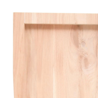 Bathroom Countertop 80x50x(2-4) cm Untreated Solid Wood