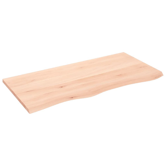 Bathroom Countertop 100x50x2 cm Untreated Solid Wood