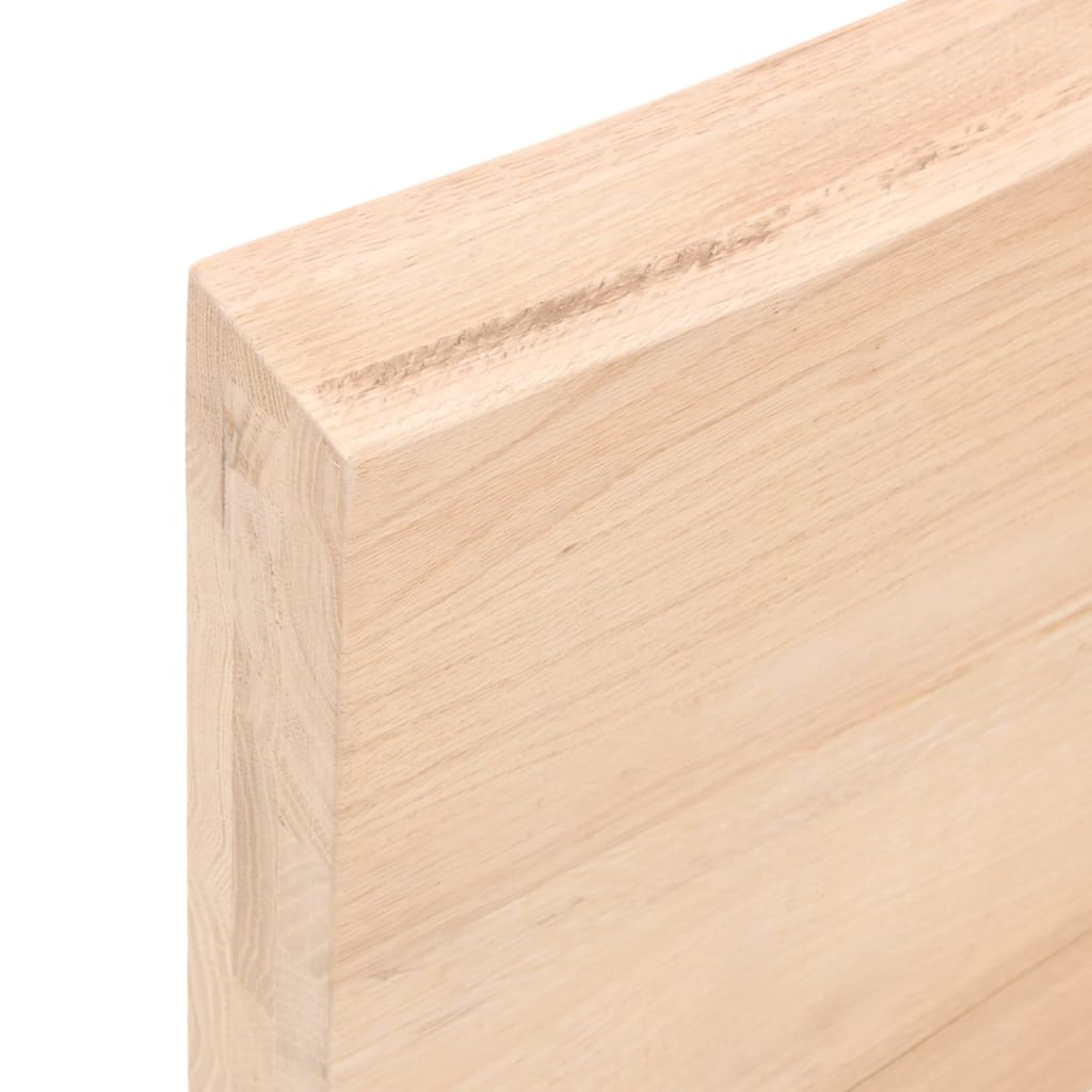 Bathroom Countertop 100x60x(2-6) cm Untreated Solid Wood