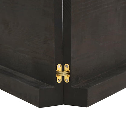 Bathroom Countertop Dark Brown 120x40x(2-6) cm Treated Solid Wood