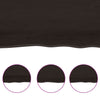 Bathroom Countertop Dark Brown 140x50x(2-4) cm Treated Solid Wood