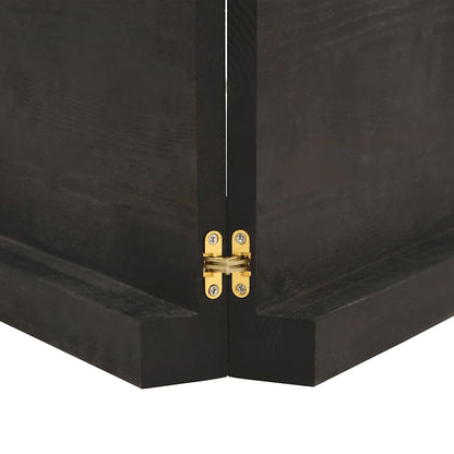 Bathroom Countertop Dark Brown 180x50x(2-6) cm Treated Solid Wood
