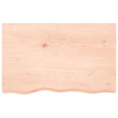 Table Top 80x50x(2-4) cm Untreated Solid Wood Oak