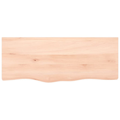 Table Top 100x40x(2-4) cm Untreated Solid Wood Oak