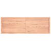 Table Top Light Brown 180x60x(2-4) cm Treated Solid Wood Oak